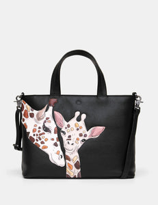 Y26  Giraffe Grab Bag - Black