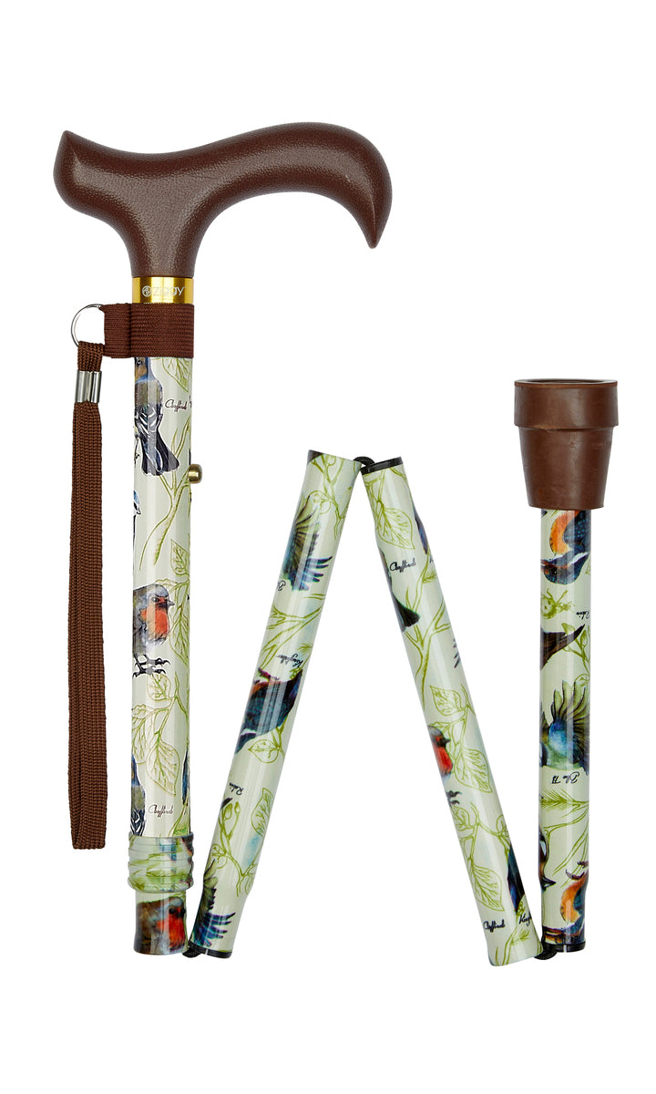 Garden Birds Pattern Folding Stick