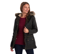 Load image into Gallery viewer, Barbour Ladies Waxed Kelsall Waxed Parka
