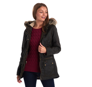 Barbour Ladies Waxed Kelsall Waxed Parka