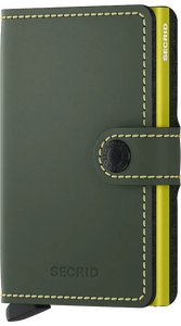 Secrid Matte Green & Lime Miniwallet